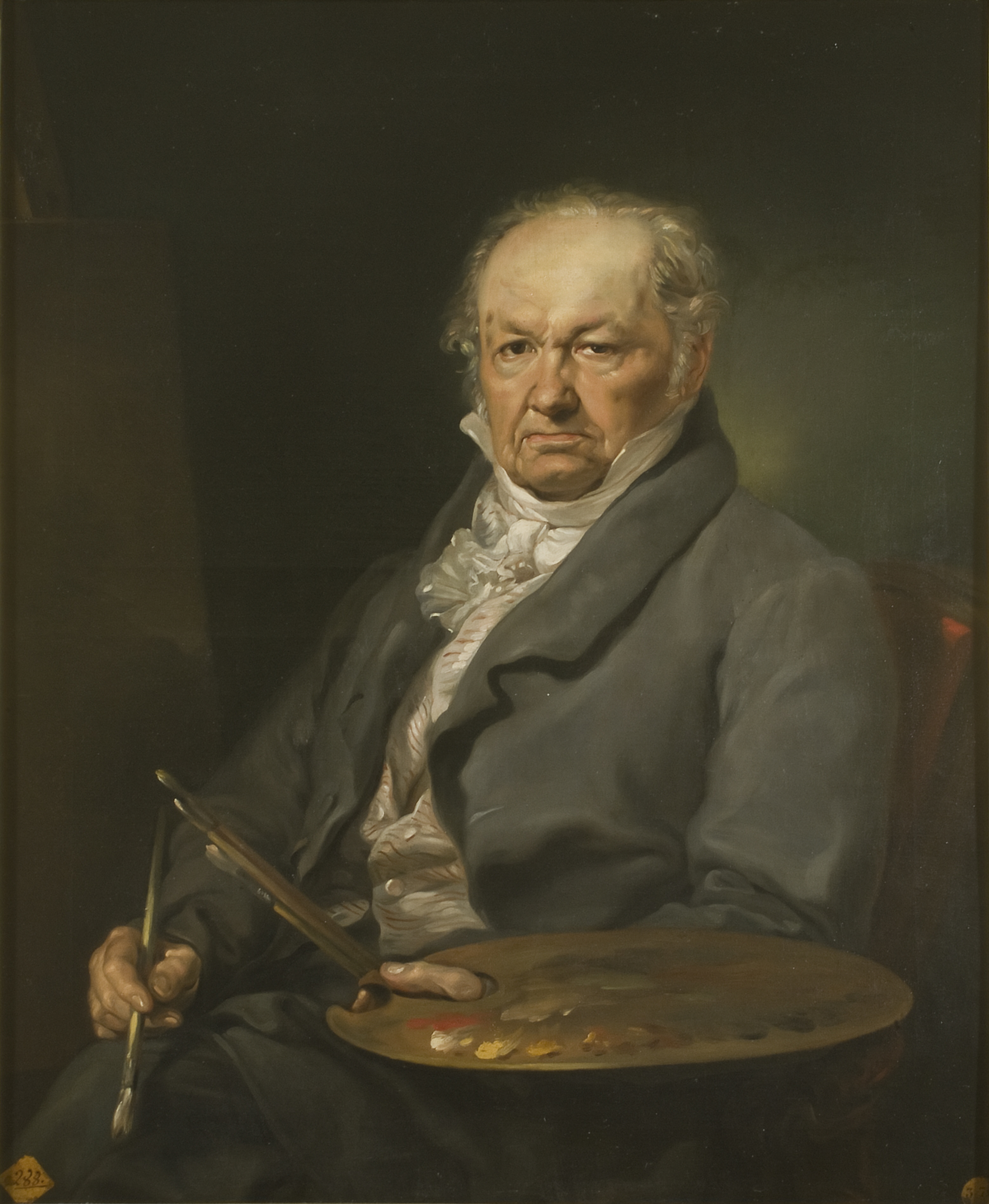 Retrato Goya copia de Vicente López
